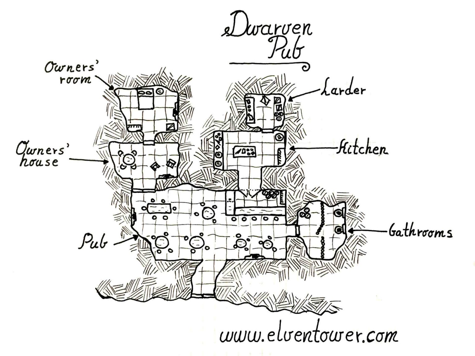 Dwarven Pub - Map