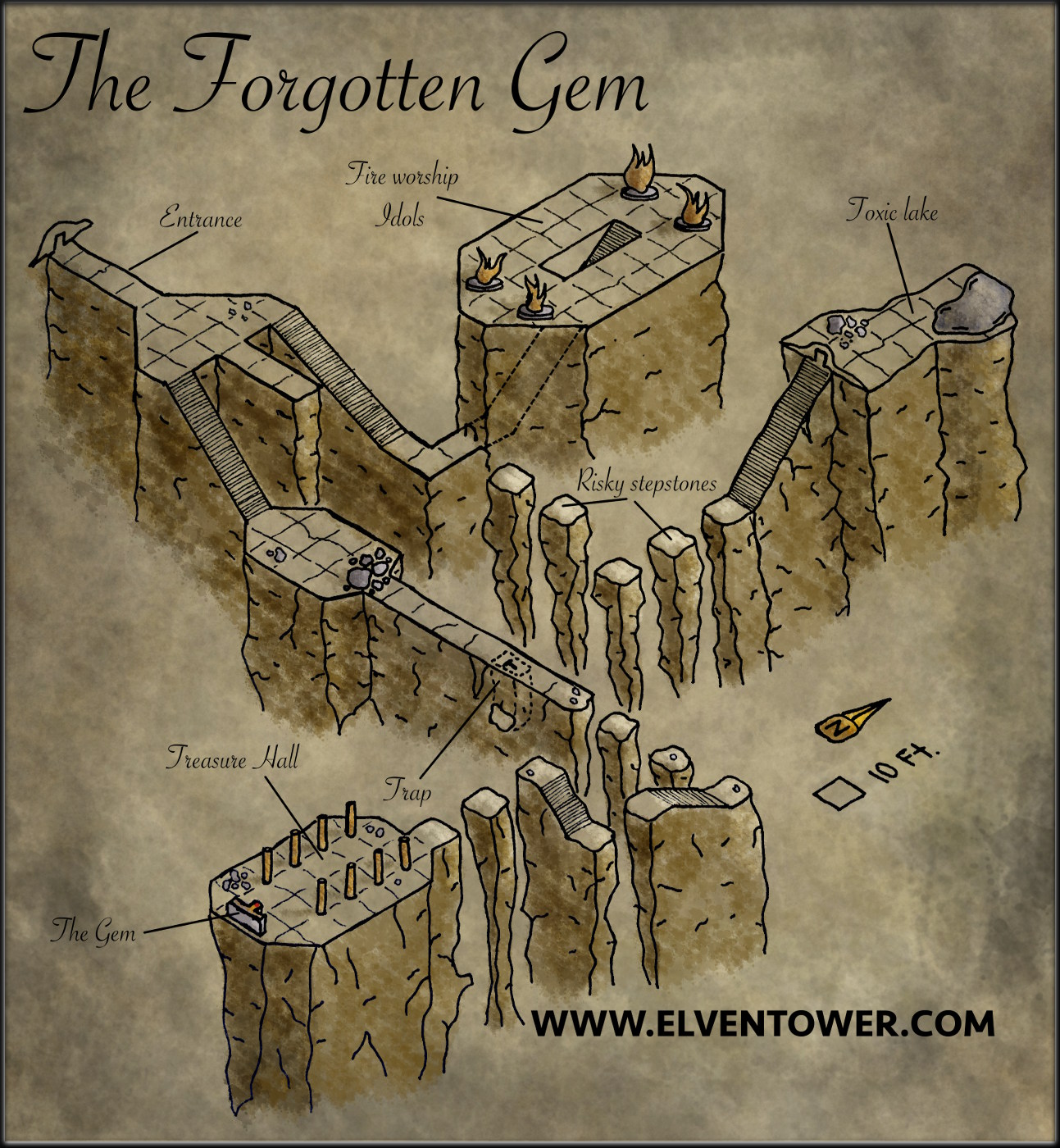 Map of Moria 