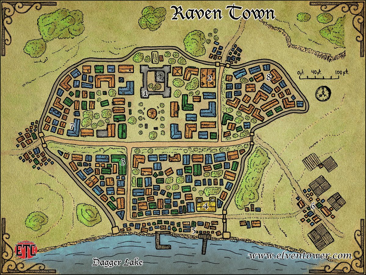 Map 47 – Raven Town