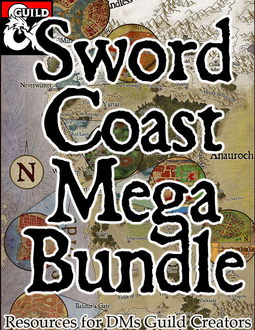 The Sword Coast MEGA bundle –  Forgotten Realms Stock