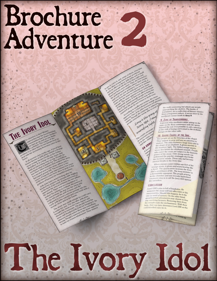 Brochure Adventure #2 – The Ivory Idol