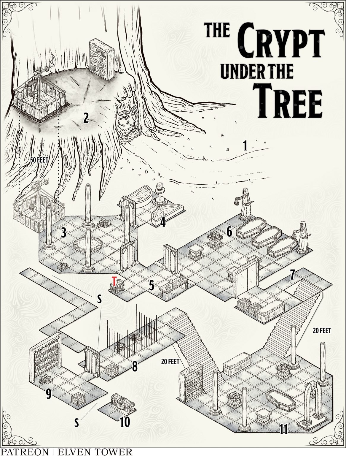 556 The Crypt Under the Tree - Level 5 Adventure