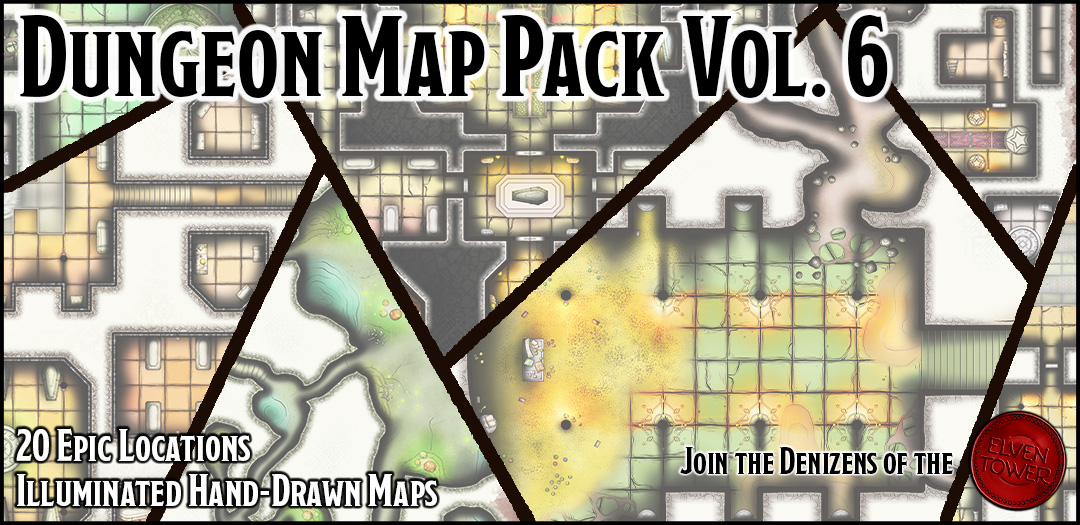 Foundry VTT Dungeon Map Pack Vol. 6