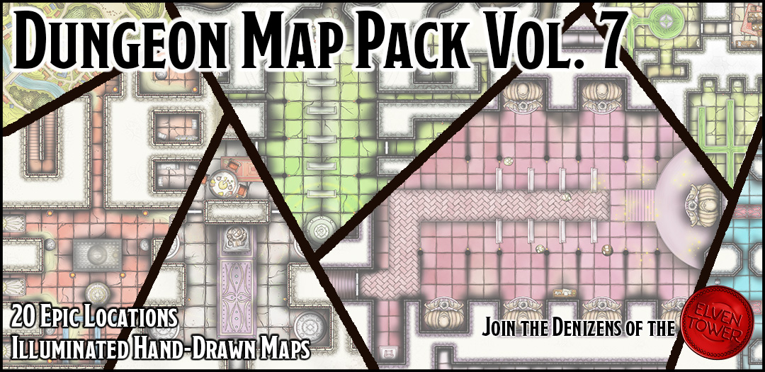 Foundry VTT Dungeon Map Pack Vol. 7