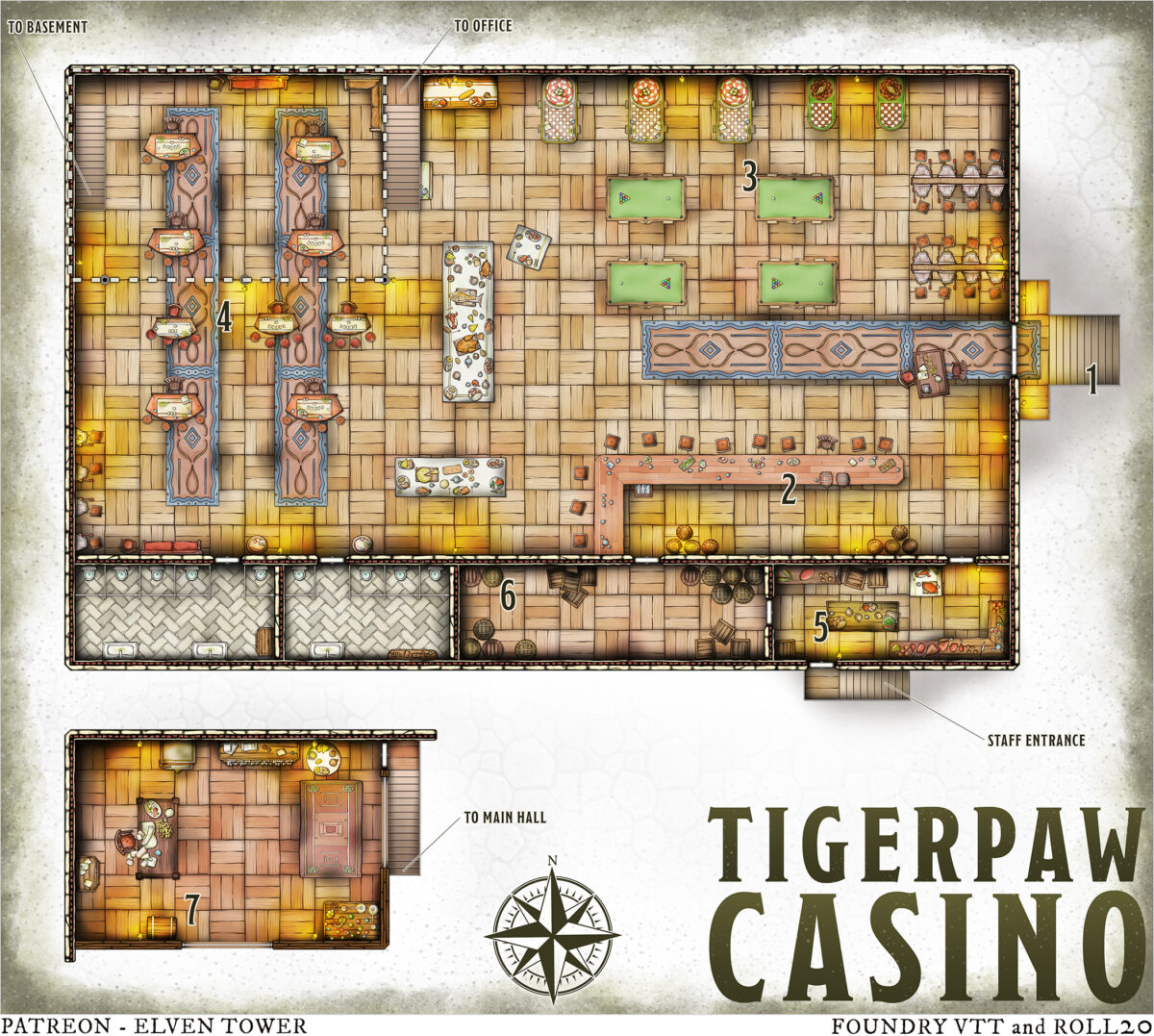 605 Tigerpaw Casino – Level 4 Adventure