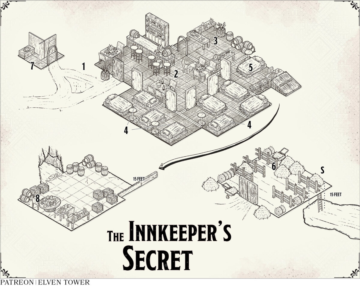623 The Innkeeper’s Secret – Isometric Adventure