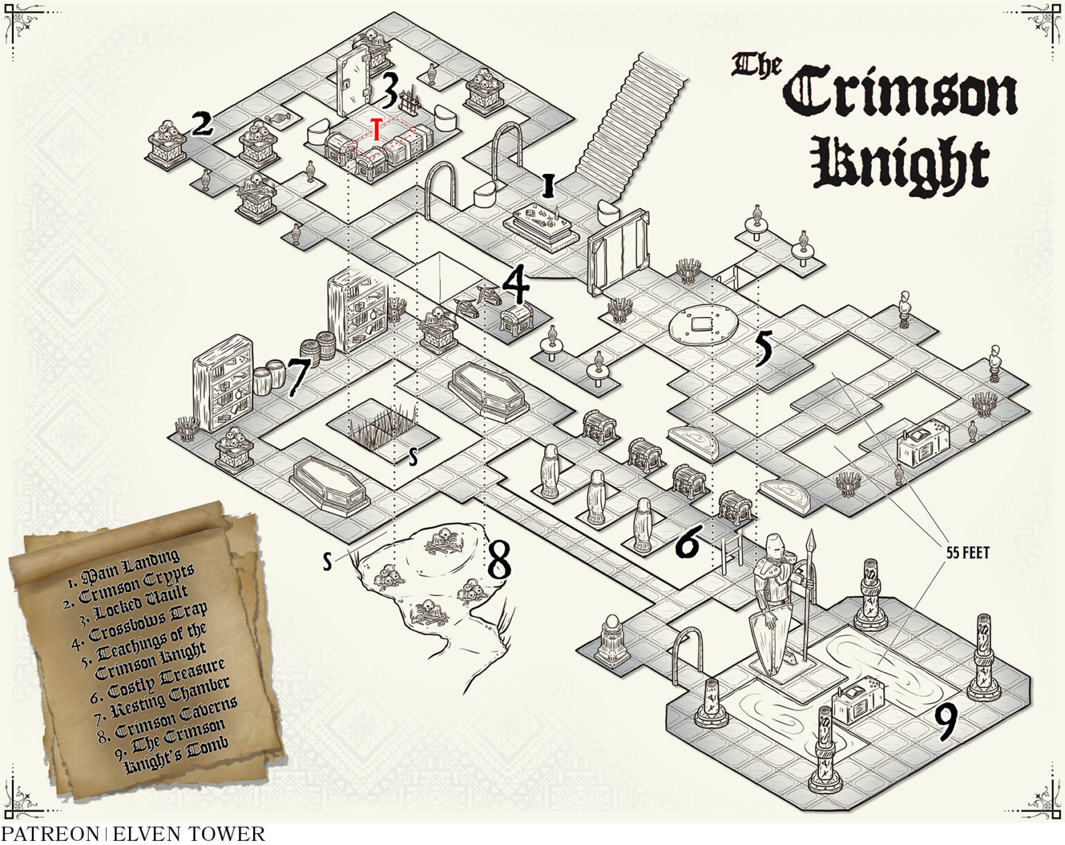 734 The Crimson Knight - Lv-3 Adventure