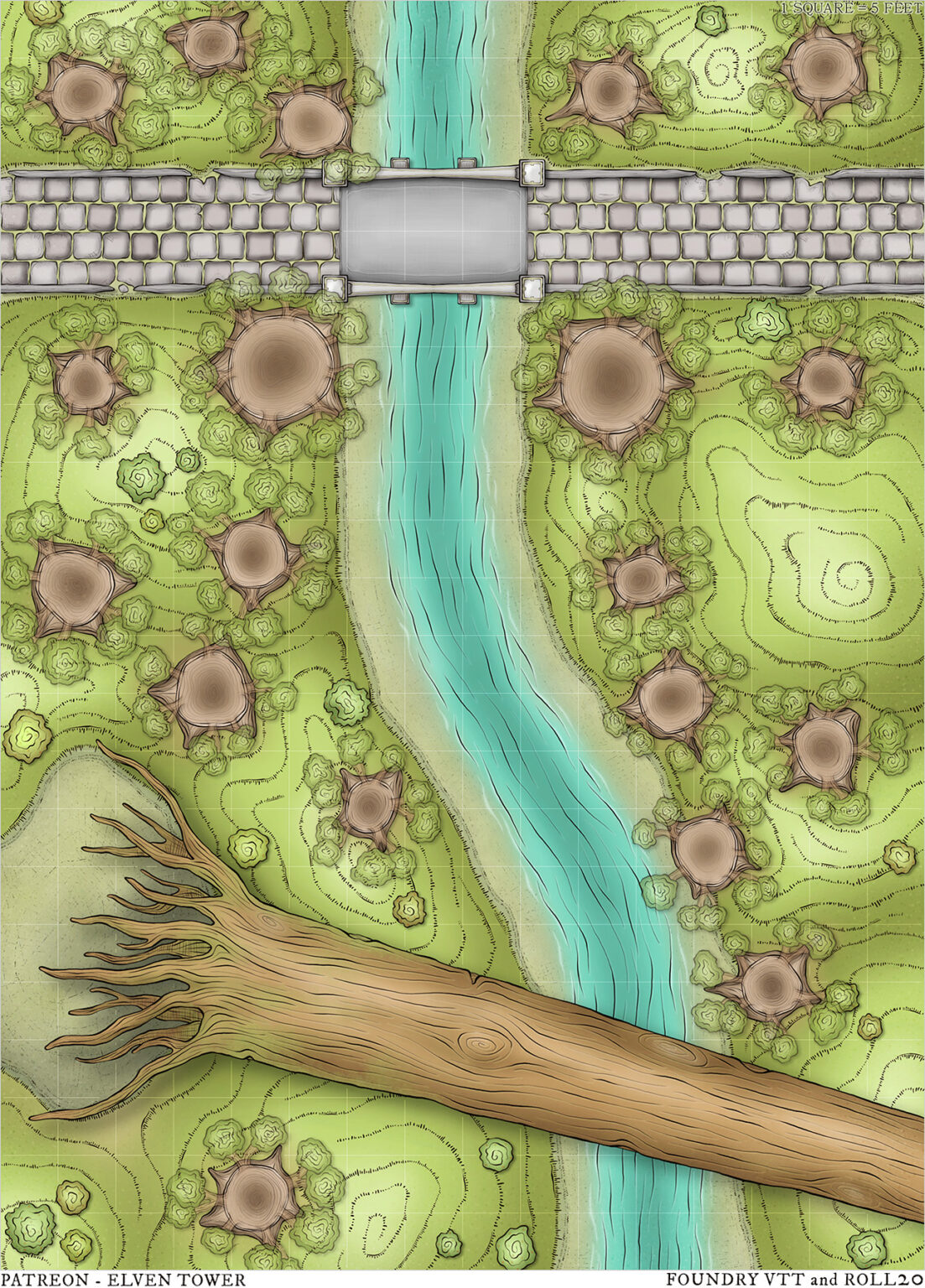 869 small forest stream
