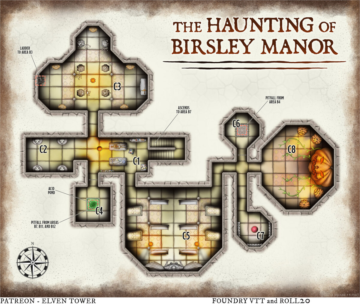 884 Birsley Manor – Dungeon