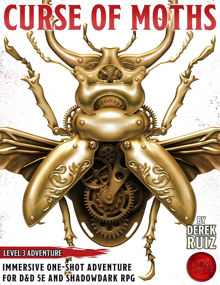 Curse of Moths – Level-3 D&D + Shadowdark Adventure