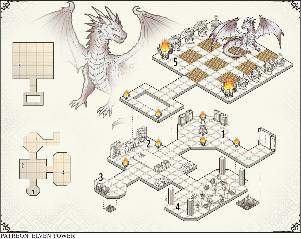 898 The Spirit Dragon – Isometric