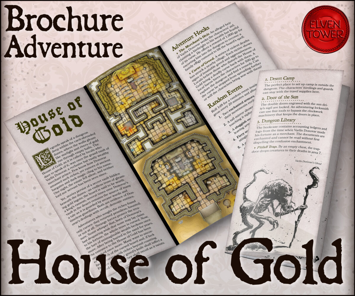 Brochure Adventure 13 – House of Gold