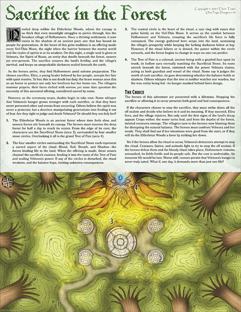 OP50 Sacrifice in the Forest