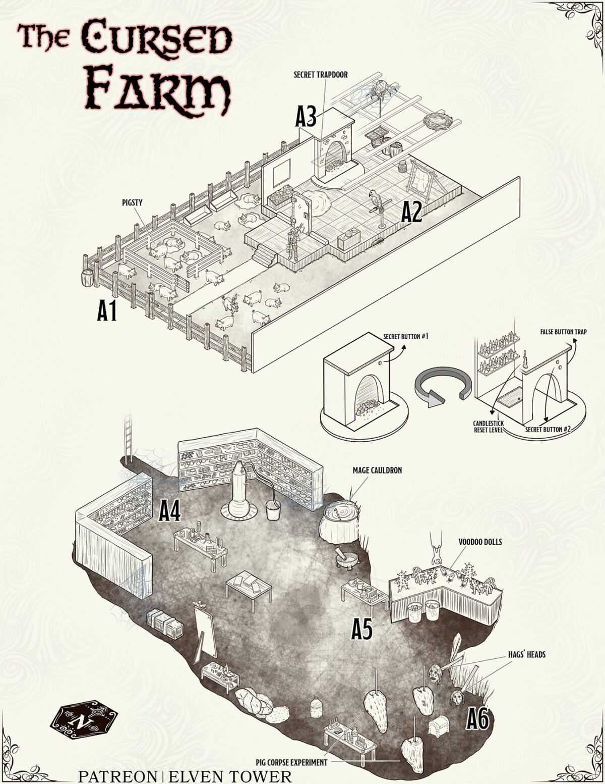 928 The Cursed Farm – Isometric